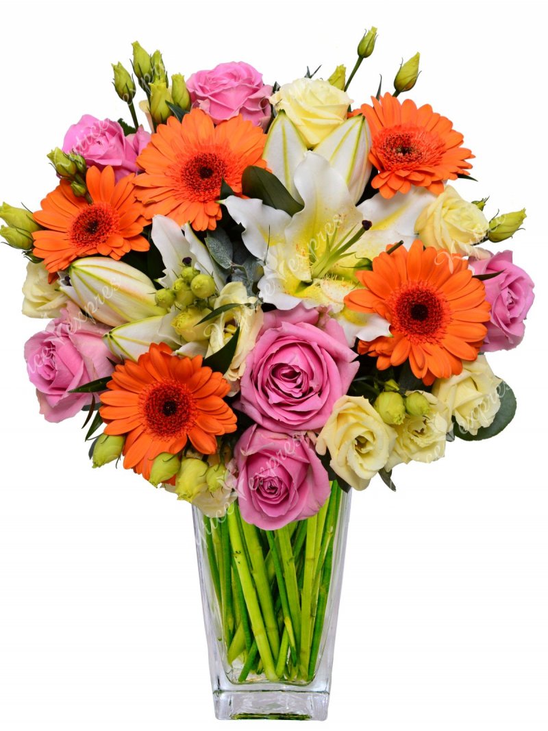 Colorful bouquet - flower delivery