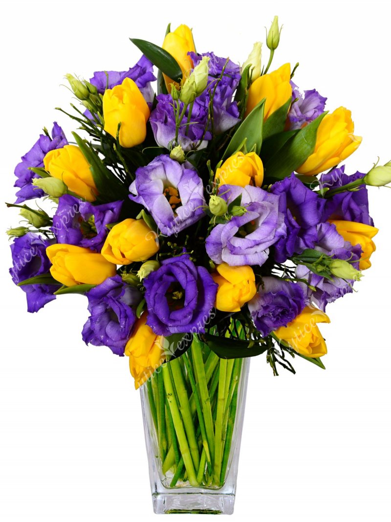 Bouquet in yellow-violet Atila